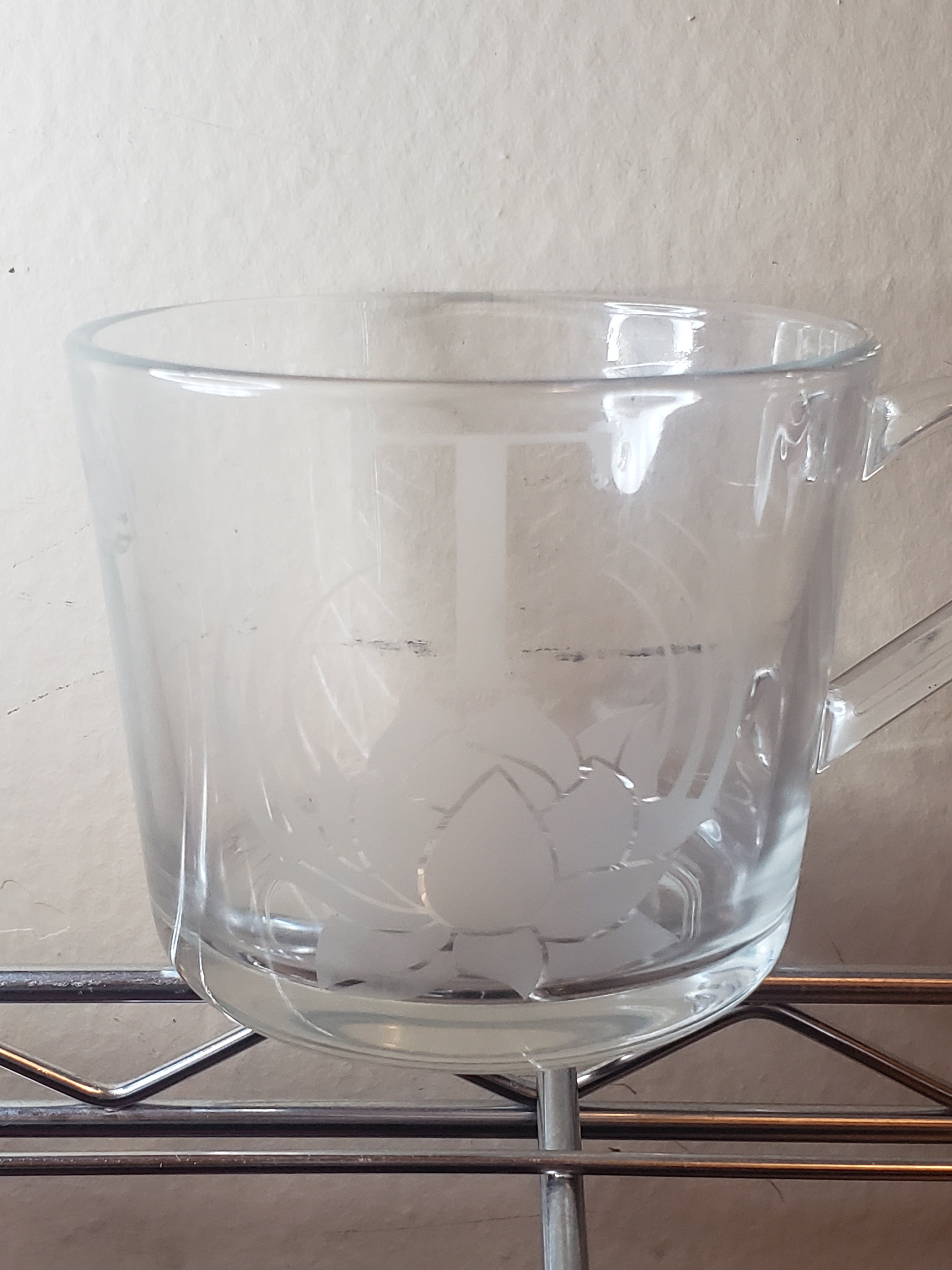 Branded Clear Glass Mugs